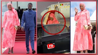 Les images de l’arrivée du président Diomaye et sa femme Ce geste de la 1ère vas vous surprendre [upl. by Chickie]