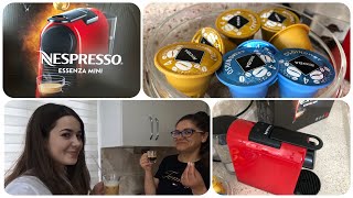 NESPRESSO ESSENZA MINI kahve makinesi kullanımı ve kapsül kahve önerileri [upl. by Ticon875]