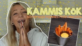 KAMMIS KÖK  Sötpotatis pommes från pinchos hihi kammi testar [upl. by Omarr]