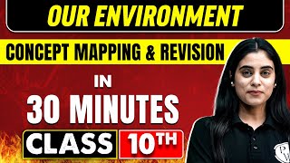 OUR ENVIRONMENT in 30 Minutes  Science Chapter 13  Class 10th CBSE Board [upl. by Norval]