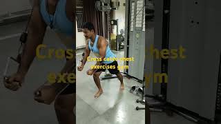 Cross cable chest exercises gymtrending motivation gymworkout sports viralshort deshbhakti [upl. by Arakat]