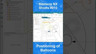 Siemens NX Shorts 010  Postioning of Automatic Balloons [upl. by Atte387]