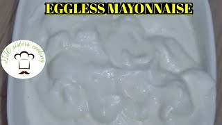 Mayonnaise in tamileggless mayonnaise using mixer jarJIJO Sisters cooking [upl. by Nioe]