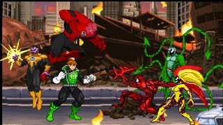 Marvel Vs Dc Symbiotes Vs Lanterns [upl. by Etnahs]