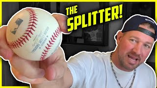 HOW TO THROW A SPLIT FINGER FASTBALL Baseball Pitching Grips The Split Finger Pitch [upl. by Maguire]