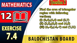 12th Math Exercise 74 Question 8  Concurrent line and condition of concurrency  maths class 12 [upl. by Assenej]