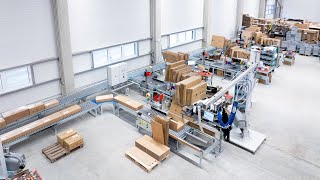 6Platz Verpackungsanlage Montagearbeiten und Verpackungsprozess [upl. by Darell321]