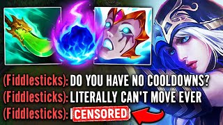 THE MOST ANNOYING ASHE BUILD YOU CAN POSSIBLY PLAY FIDDLESTICKS WAS RAGING [upl. by Nomyaw829]