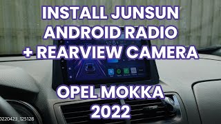 Vauxhall Opel Mokka android radio installation Junsun V1 Pro aliexpress [upl. by Aid]