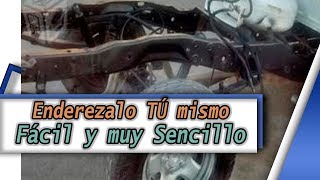 Como enderezar tu auto Latoneria laminado chasis [upl. by Ysnap]