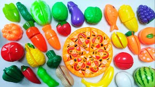 Satisfying Video How To Cutting Fruits and Vegetables ASMR Egg Pizza Durian vs Squishy amp Pop it [upl. by Euqilegna]