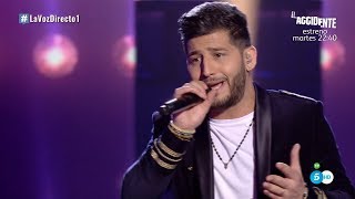 Loukas quotSolamente túquot – Directos 1  La Voz 2017 [upl. by Dnomse]