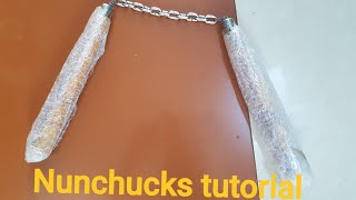 Nunchucks tutorial karate taekwondo [upl. by Cordelie]