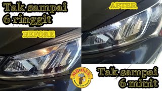 Tukar mentol lampu kecil T10 utk Myvi G3 [upl. by Anneyehc]