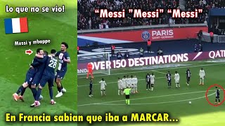 ASI se VIVIO el GOLAZO de MESSI de TIRO LIBRE desde el ESTADIO HOY PSG [upl. by Alsworth861]