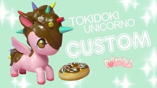 Custom TokiDoki Unicorno Series 4 Chocolate Doughnut Repaint [upl. by Anale]