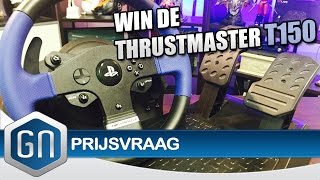 WIN het Thrustmaster T150 Force Feedback Racewiel PC PS3 PS4  GIVEAWAY [upl. by Marozik483]