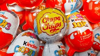 Kinder Joy  ASMR video with kinder joy  Satisfying Video Kinder Surprise Eggs ASMR Opening [upl. by Eenttirb]