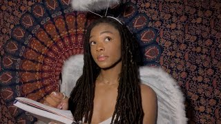 ASMR Angel asks you EXTREMELY personal questions 😇✍🏽 pen chewing  writing sounds [upl. by Aicilic]