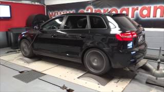 Test Reprogrammation Moteur Audi A3 16 tdicr 105 143ch  o2programmation  Vidéo dyno [upl. by Darya]