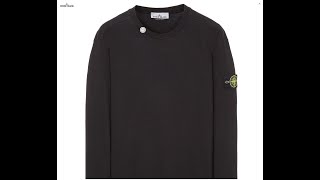 Stone Island Logo Patch Cotton Sweatshirt Unboxing [upl. by Allenad226]