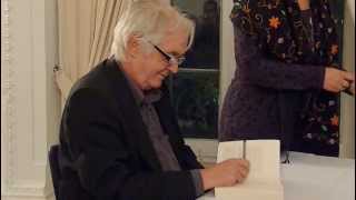 Henning Mankell signing autographs on November 21st 2012 in Stuttgart Germany EXCLUSIVE HD [upl. by Acinorev855]