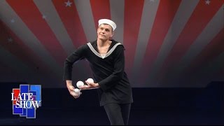 Juggler Alexander Koblikov Performs [upl. by Attenad]