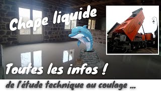 EP10  CHAPE LIQUIDE ANHYDRITE  étude technique  fabrication  coulage  séchage rénovationmaison [upl. by Tra]