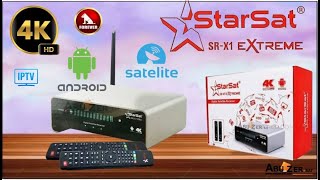 اهم المواصفات العامة التقنية StarSat X1 Extreme 4K [upl. by Niamart743]