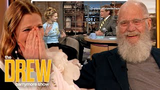 David Letterman Rewatches the Iconic Moment Drew Barrymore Flashed Him on TV 25 Years Ago Extended [upl. by Eiddam]