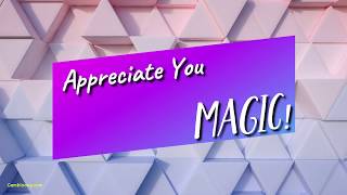 Appreciate you  Magic  Lyrics [upl. by Brena]