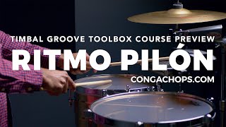 How to Play Pilón on Timbales  Timbal Lesson  CongaChopscom [upl. by Ailbert]