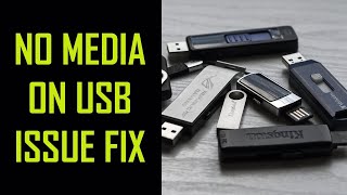 Fix USB Flash No Media error  Repair pendrive not show in computer  Recover USB flash [upl. by Eniarda]