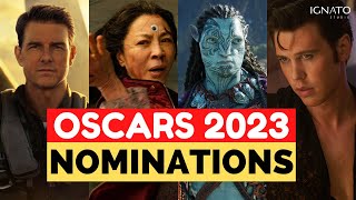 OSCARS 2023 NOMINATIONS  NOMINACIONES [upl. by Laaspere945]