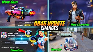 Top New Changes OB46 Upcoming Update 😲 Free Fire New Gun New Character Ob46 [upl. by Chernow]