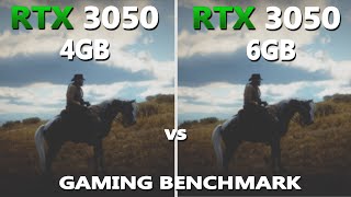 RTX 3050 4GB vs 3050 6GB Laptop Gaming Benchmark Test  Lenovo LOQ vs Asus TUF  RTX 3050 [upl. by Akcirre]