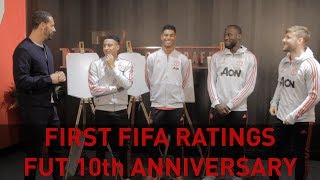 FIFA RATINGS w Lingard Lukaku Rashford amp Shaw FUT 10th Birthday Special [upl. by Elicul919]