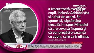 Silviu Prigoană știa ca va murit curând Ce ia spus Mihaelei în urmă cu câteva zile [upl. by Ayouqes]