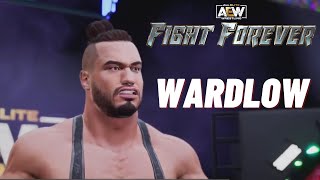 AEW Fight Forever  Wardlow Entrance Signature Finisher [upl. by Dempster]