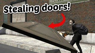 I Stole Everyones Door In Elitelupus Gmod DarkRP Trolling [upl. by Htebazileyram238]