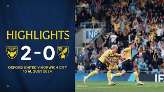 OPENING DAY HIGHLIGHTS  Oxford United win first game back in the Championship in 25 years [upl. by Eiggem744]