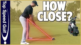 How Close Should You Stand To The Golf Ball [upl. by Claudell]