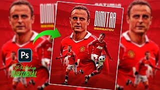 Free PSd Photoshop Tutorial Berbatov [upl. by Niabi]