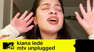 Kiana Ledé LIVE  quotMad At Mequot  quotTake A Bowquot  quotExquot  MTV Unplugged At Home [upl. by Sirromal]