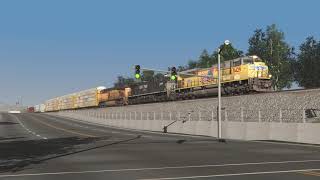 NS Manifest Through Austell  Trainz 2022 [upl. by Nivk620]