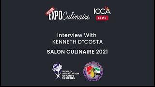 Kenneth D Costa speaks at the Salon Culinaire on ICCA Live [upl. by Rovelli]