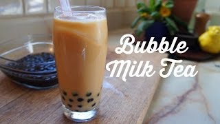 How to Make Bubble Boba Milk Tea [upl. by Ilajna]