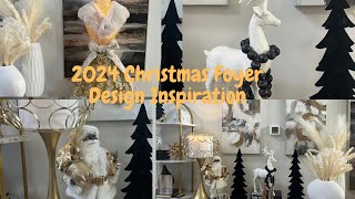 New 2024 Christmas Glam EntrywayFoyer Ideas amp Inspiration glam ideashowtoinspiration [upl. by Nomelc]