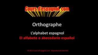 Cours despagnol  le nouvel alphabet espagnol [upl. by Jazmin180]