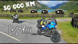 50 000 km en Moto Guzzi V7 III Cap Nord [upl. by Aglo]